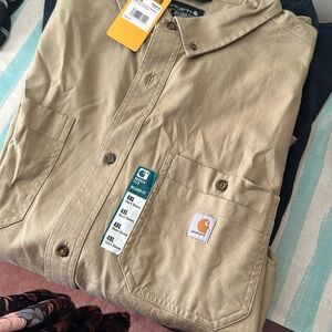 Carhartt Tan Lightweight Shirt Jacket